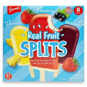 Giannis Real Fruit Splits 8x73ml