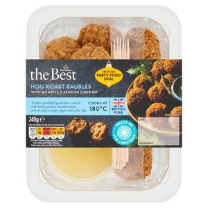 Morrisons The Best Hog Roast Bon Bons With Apple Cider Dip