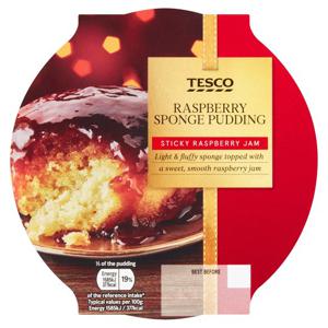 Tesco Raspberry Sponge 300G