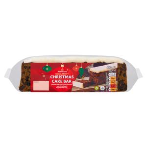 Morrisons Iced Christmas Cake Bar