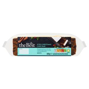 Morrisons The Best Iced Christmas Cake Bar