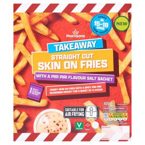 Morrisons Takeaway Spicy Peri Peri Salted Shaker Fries