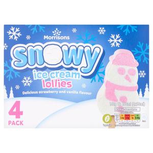 Morrisons Snowman Ice Cream Lollies