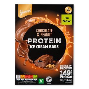 Giannis Chocolate & Peanut Protein Ice Cream Bars 4x48g