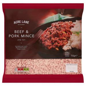 Acre Lane Beef & Pork Mince 750G