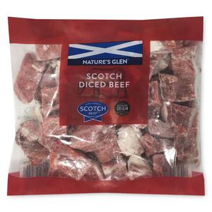 Natures Glen Scotch Diced Beef 500g