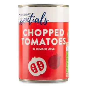 Everyday Essentials Chopped Tomatoes In Tomato Juice. 400g