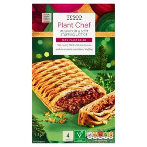 Tesco Plant Chef Mushroom & Soya Stuffing Lattice 500G