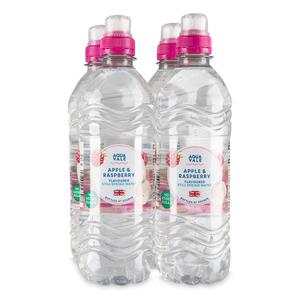 Aqua Vale Apple & Raspberry Flavoured Still Spring Water 4x500ml