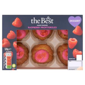 Morrisons The Best Raspberry Profiteroles