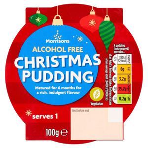 Morrisons Alcohol Free Christmas Pudding