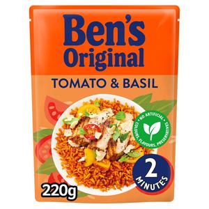 Bens Original Tomato and Basil Microwave Rice