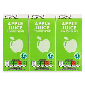 Everyday Essentials Apple Juice 3x200ml