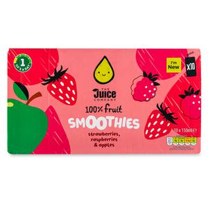 The Juice Company 100% Fruit Smoothies 10x150ml