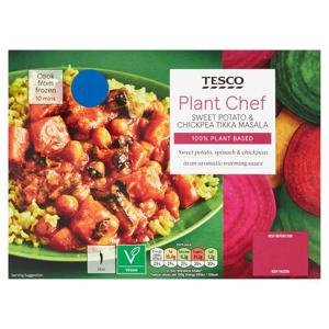 Tesco Plant Chef Sweet Potato & Chickpea Tikka Masala 400G