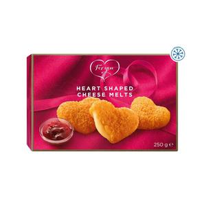 For You Heart Shaped Cheese Melts