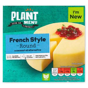 Plant Menu French Style Round Vegan Camembert 200g