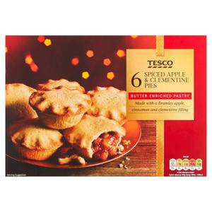 Tesco 6 Spiced Apple & Clementine Pies