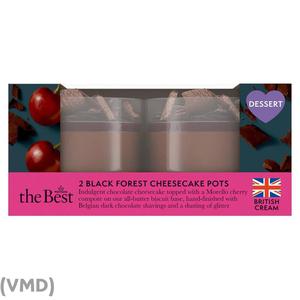 (VMD) Morrisons The Best Blackforest Cheesecake Pots