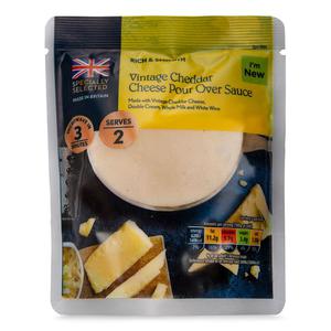 Specially Selected Rich & Smooth Vintage Cheddar Cheese Pour Over Sauce 200g