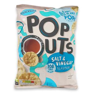 Snackrite Pop Outs Salt & Vinegar Flavour 100g