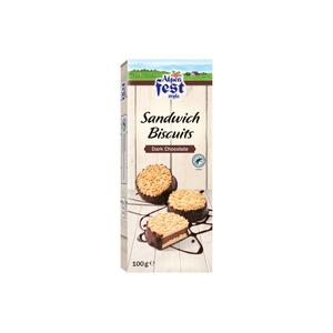 Alpenfest Sandwich Biscuits Dark Chocolate