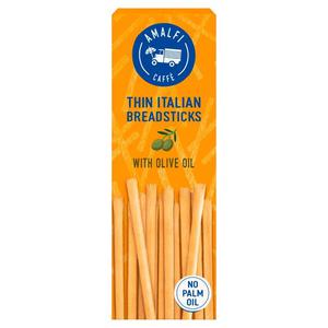 Amalfi Caffe Thin Italian Breadsticks With Olive Oil 120g