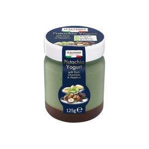 Italiamo Pistachio Yogurt with Dark Chocolate & Hazelnut