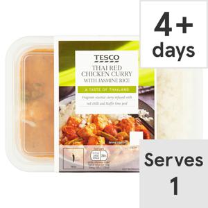 Tesco Thai Red Chicken Curry & Rice 450G