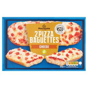 Morrisons 2 Pizza Baguettes Cheese