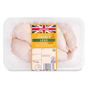 Ashfields British Chicken Legs 800g