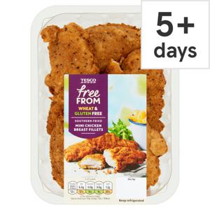 Tesco Free From Southern Fried Mini Chicken Breast Fillets 305G