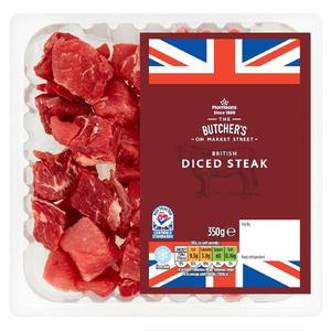 Morrisons British Diced Steak