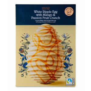 Specially Selected White Ripple Egg With Mango & Passionfruit Crunch 200g