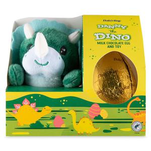 Dairyfine Danny The Dinosaur Egg & Plush Toy 100g