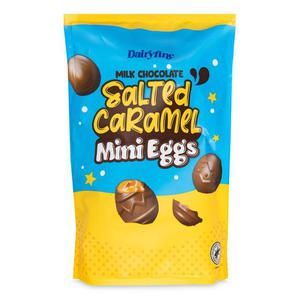 Dairyfine Milk Chocolate Salted Caramel Mini Eggs 110g