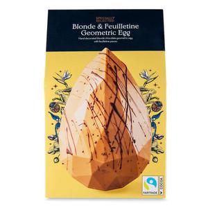 Specially Selected Blonde & Feuilletine Geometric Egg 120g