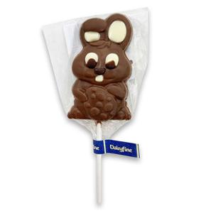 Dairyfine Milk Chocolate Lollipop With Bunny Coloured Decoration 35g