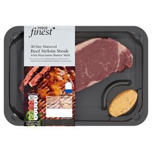 Tesco Finest Sirloin Steak, Bearnaise Butter 220G