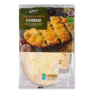 Carlos Cheese & Garlic Flatbread 260g