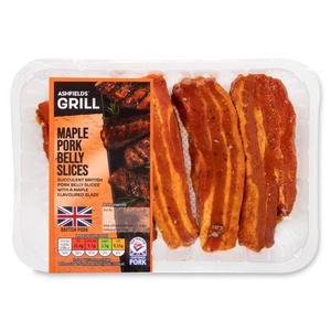 Ashfields Grill Maple Pork Belly Slices 400g