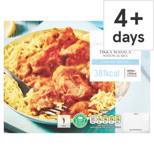 Tesco Healthy Living Chicken Tikka Masala & Pilau Rice 400G