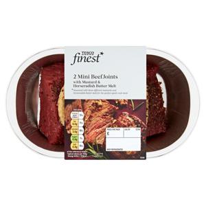 Tesco Finest 2 Mini Beef Rump Joints 323G