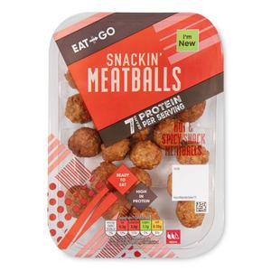 Eat & Go Snackin Hot & Spicy Meatballs 150g