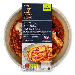 Specially Selected Gastro Chicken & Nduja Pasta Bake 400g