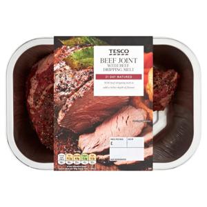 Tesco Beef Joint With Dripping Melt 745G