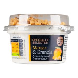 Specially Selected Mango & Granola Greek Style Yogurt 150g