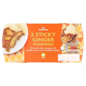 Morrisons Ginger Sponge Puddings