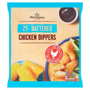 Morrisons 25 Battered Chicken Dippers