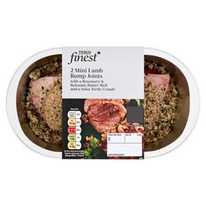 Tesco Finest 2 Mini Lamb Rump Joints 370G